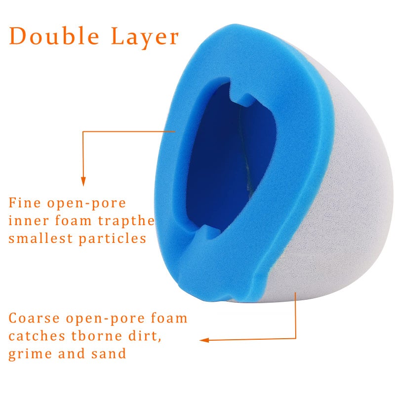 OuYi motorcycle air filter for CRF250R 2004-2009 /CRF250X 2004-2013 / CRF450R 2002-2008 / CRF450X 2005-2013 / Yamaha WR250F 2001-2002 / WR400F 1998-2000 / WR400F 1998-2000 - Image 2